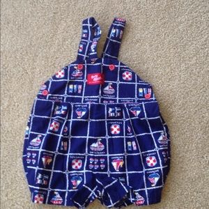 Vintage osh lost baby boys romper